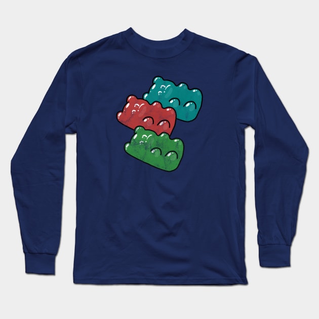 Grin and Gummy Bear It Long Sleeve T-Shirt by bunsnbells